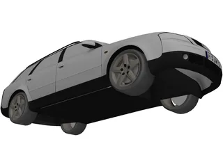 Audi A6 Avant 3D Model preview