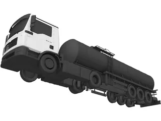 Man Truck 3D Model preview