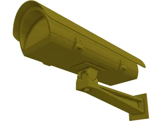 Surveillance Camera 3D Model preview