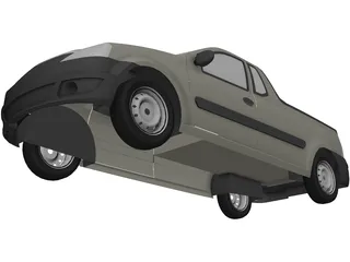 Renault/Dacia Pick-Up 3D Model preview