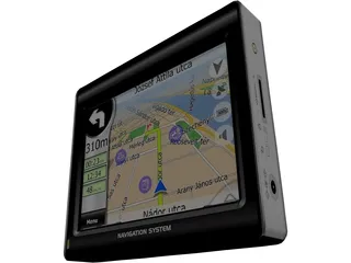 GPS Navigation System 3D Model preview