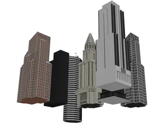 Buildings 3D Model preview