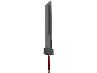 Buster Blade 3D Model preview