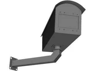 Fake Security Camera 3D Model preview