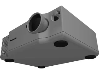 Panasonic Projector 3D Model preview