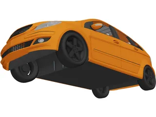 Mercedes-Benz B-class (2006) 3D Model preview