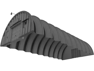 Hangar 3D Model preview