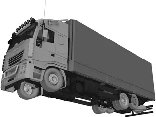 Iveco Stralis 3D Model preview