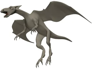 Dragon 3D Model preview