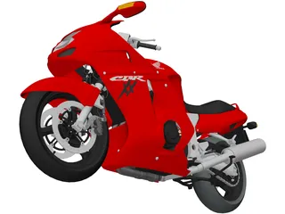 Honda CBR1100XX 3D Model preview