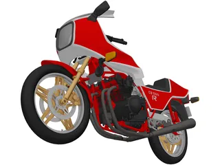 Honda CB1100R 3D Model preview