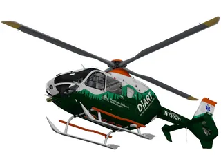 Eurocopter EC-135 3D Model preview
