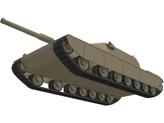 Gryphon Tank 3D Model preview