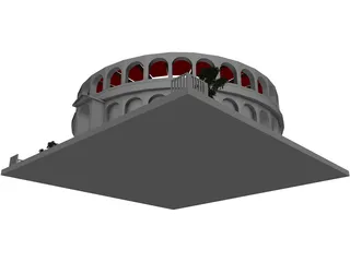 Provincial Ancient Arena 3D Model preview
