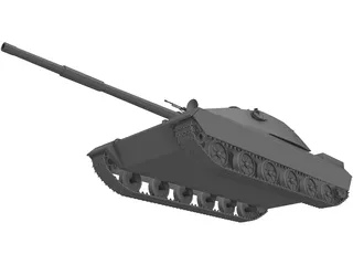 Russian T-102 3D Model preview