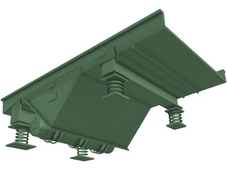 Vibratory Feeder 3D Model preview