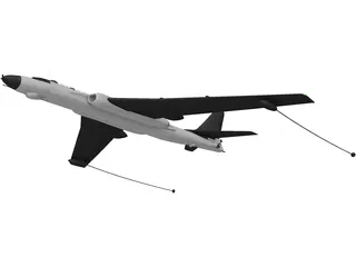 Xian H-6 3D Model preview