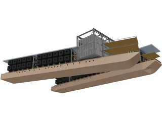 Botel 3D Model preview