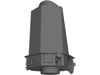 Kepler Telescope 3D Model preview