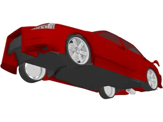VAZ 2110 Evolution Concept 3D Model preview