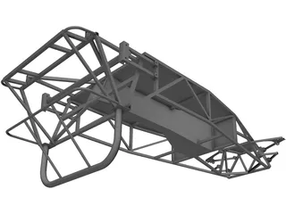 Frame Lotus Seven 3D Model preview