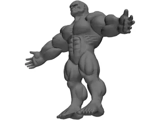 Hulk 3D Model preview