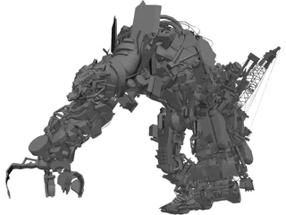 Transformers 2 Devastator 3D Model preview