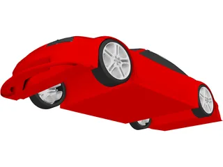 Opel Calibra DTM 3D Model preview