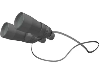 Binoculars 3D Model preview
