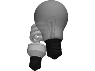 Light Bulbs 3D Model preview