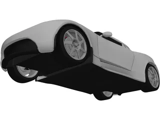 Tesla Roadster 3D Model preview