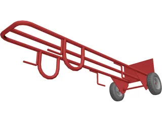 Hand Truck 3D Model preview