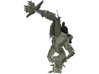 Transformers Starscream 3D Model preview