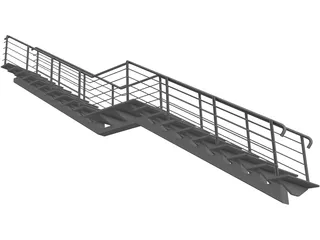 Stair 3D Model preview