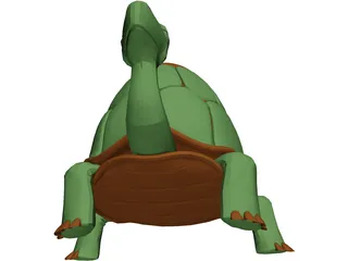 Turtle Toy 3D Model preview