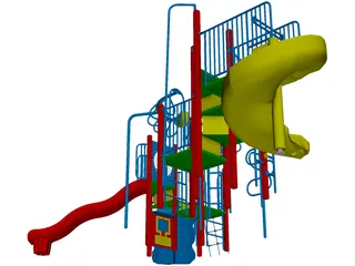 Playground Equipment 3D Model preview