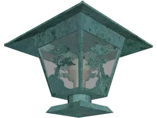 Light Lantern-Craftsman 3D Model preview
