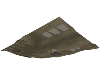 US Military Camp 3D Model preview