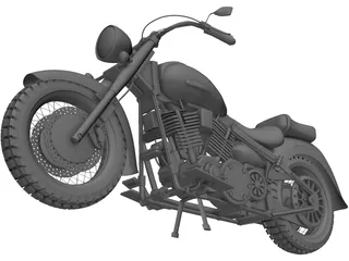 Harley-Davidson 3D Model preview