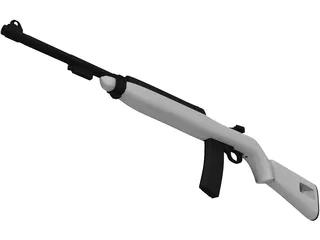 M1 .30 Carbine 3D Model preview
