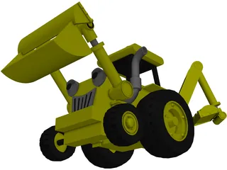 Loader Scoop 3D Model preview