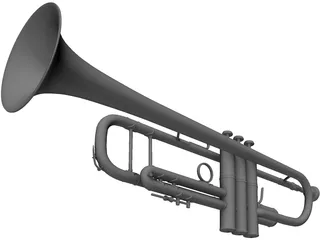 Trumpet 3D Model preview