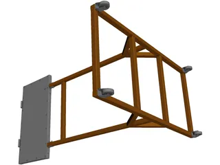 Highway Signal 3D Model preview
