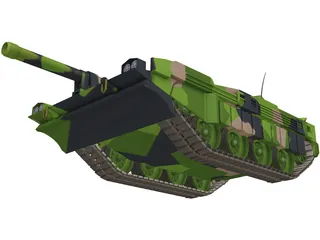 STRV 103C 3D Model preview