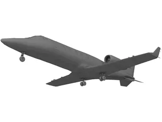 Bombardier Learjet 60 3D Model preview