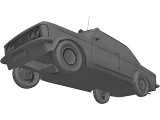 Fiat 125P 3D Model preview