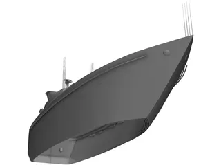 Yacht 3D Model preview