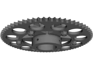 Sproket Gocart 3D Model preview