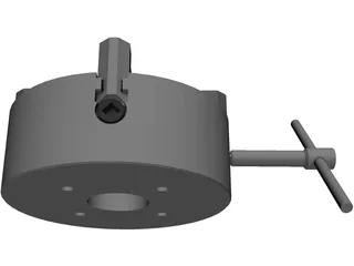 Chuck Precision 4-Jaw 3D Model preview