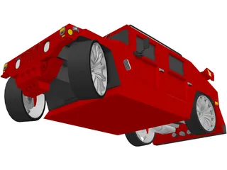 Hummer [Tuned] 3D Model preview